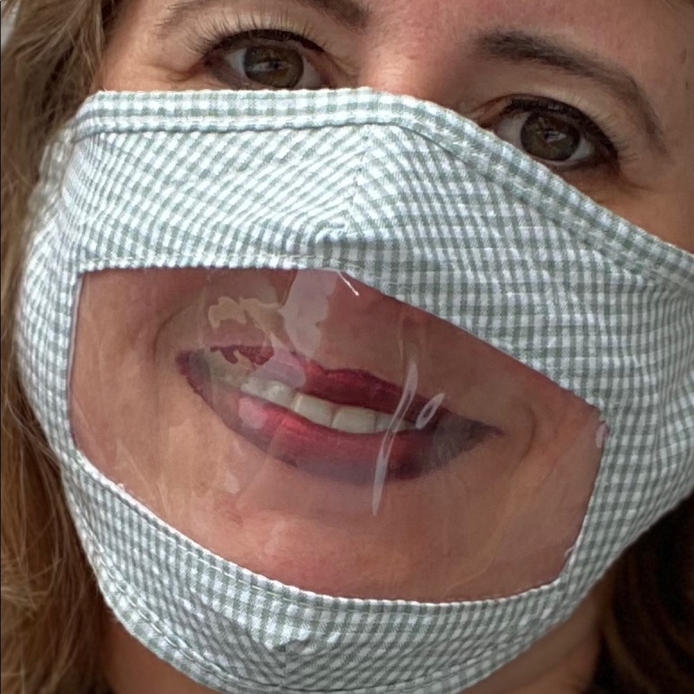 ☘️ 2 pack clear front fashion face covers - Picture 7 of 7